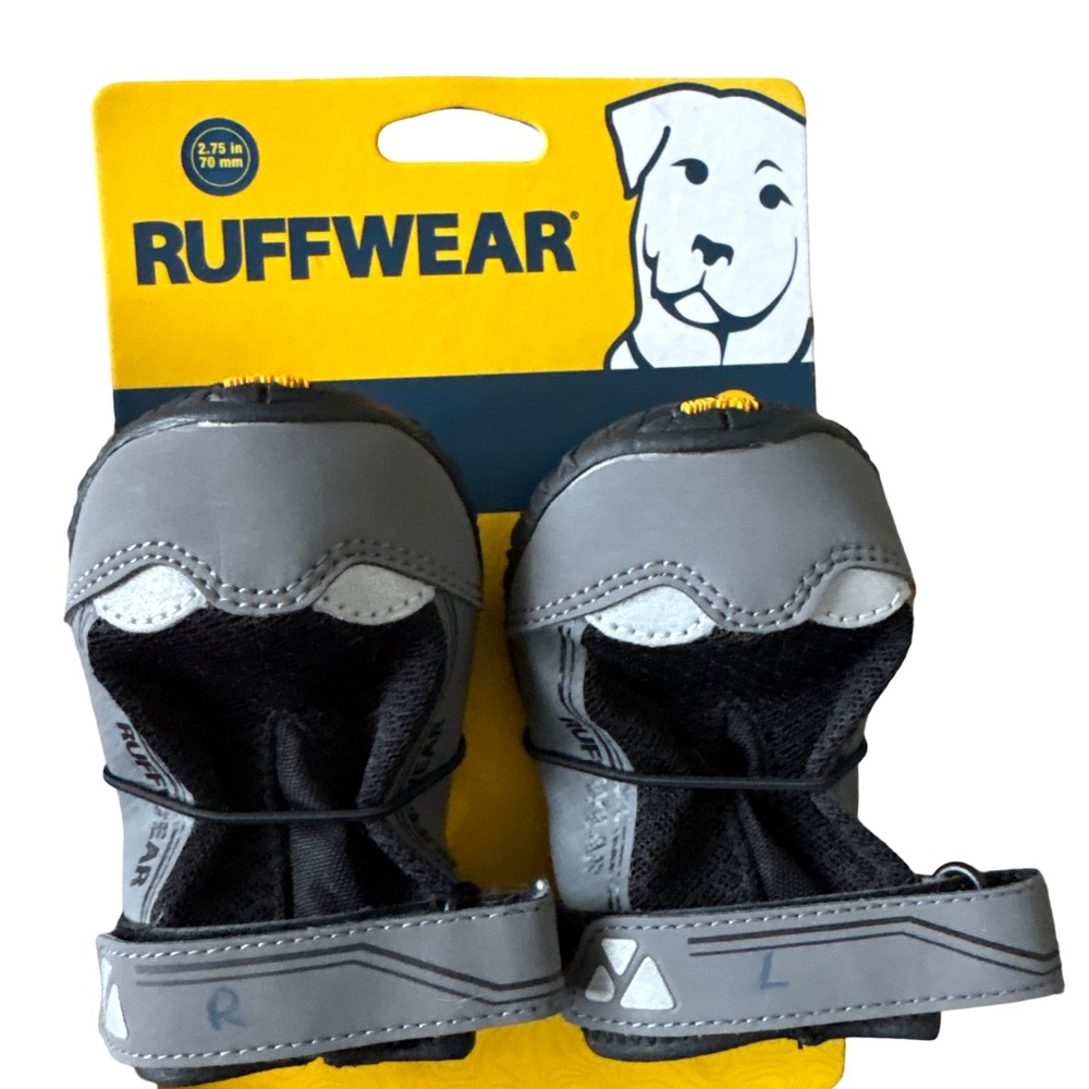 RuffWear Black and Gray Dog Boots for Kids